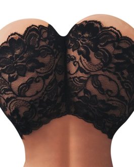 Exotic Sexy Girl High Waist Floral Lace See Through G-string Panties